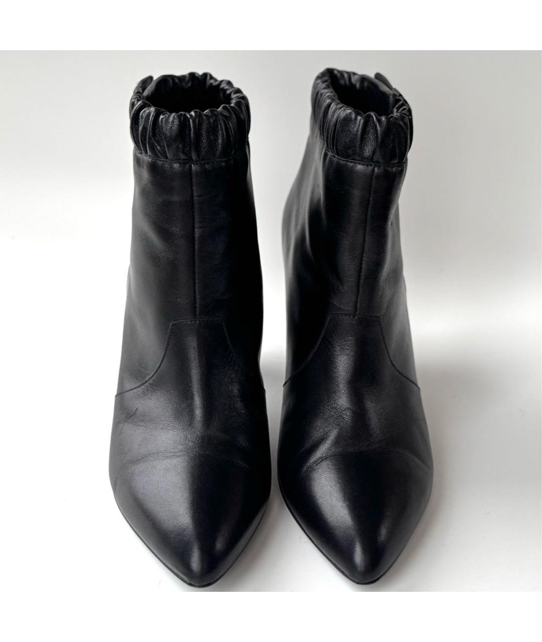 CELINE Черные кожаные ботильоны, фото 2