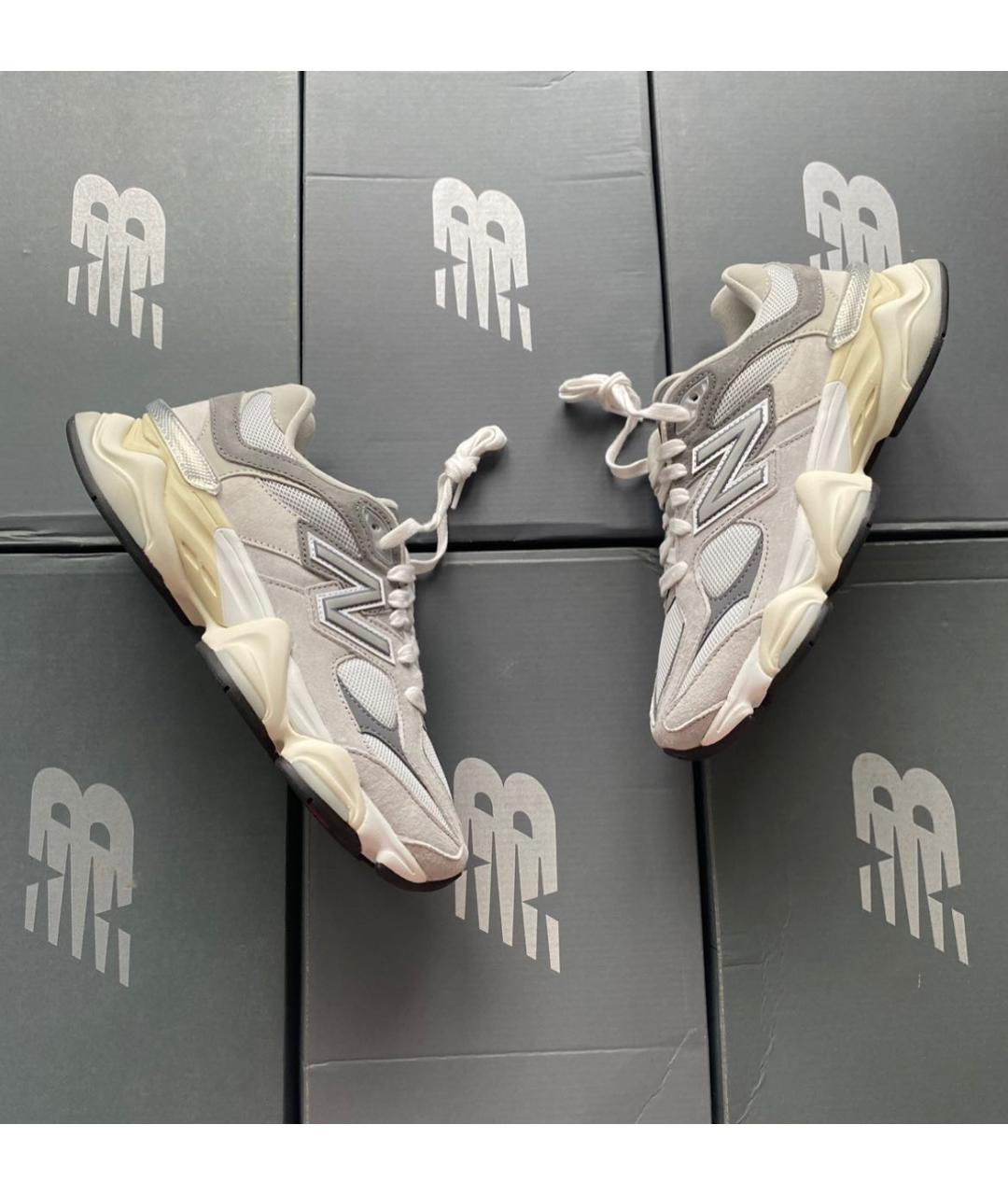 NEW BALANCE Серые замшевые низкие кроссовки / кеды, фото 9