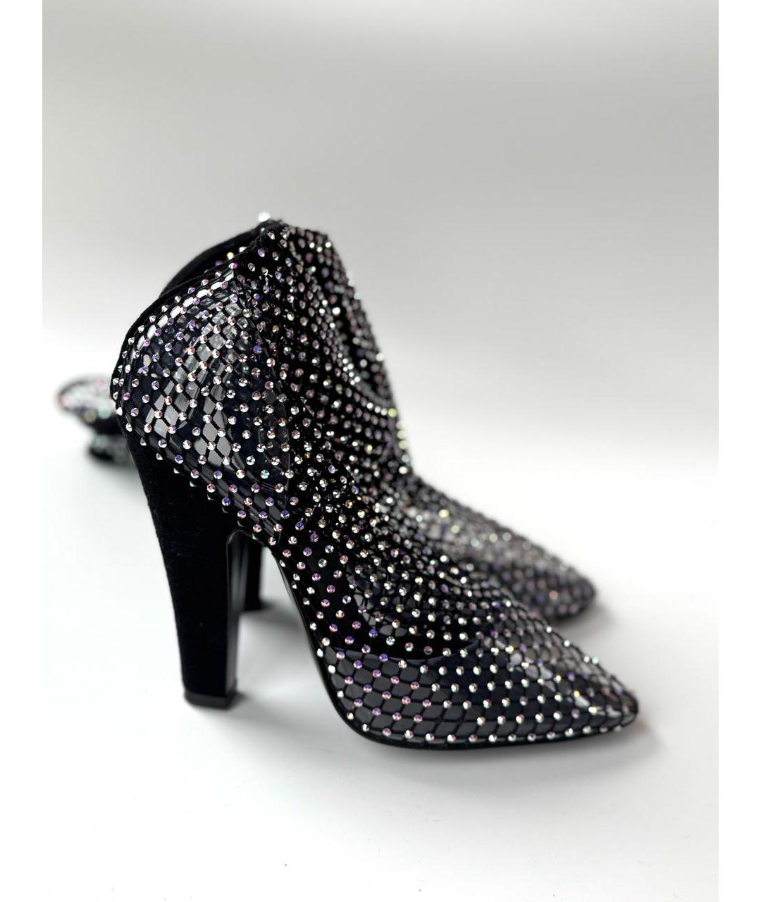 SAINT LAURENT Черные сапоги, фото 5