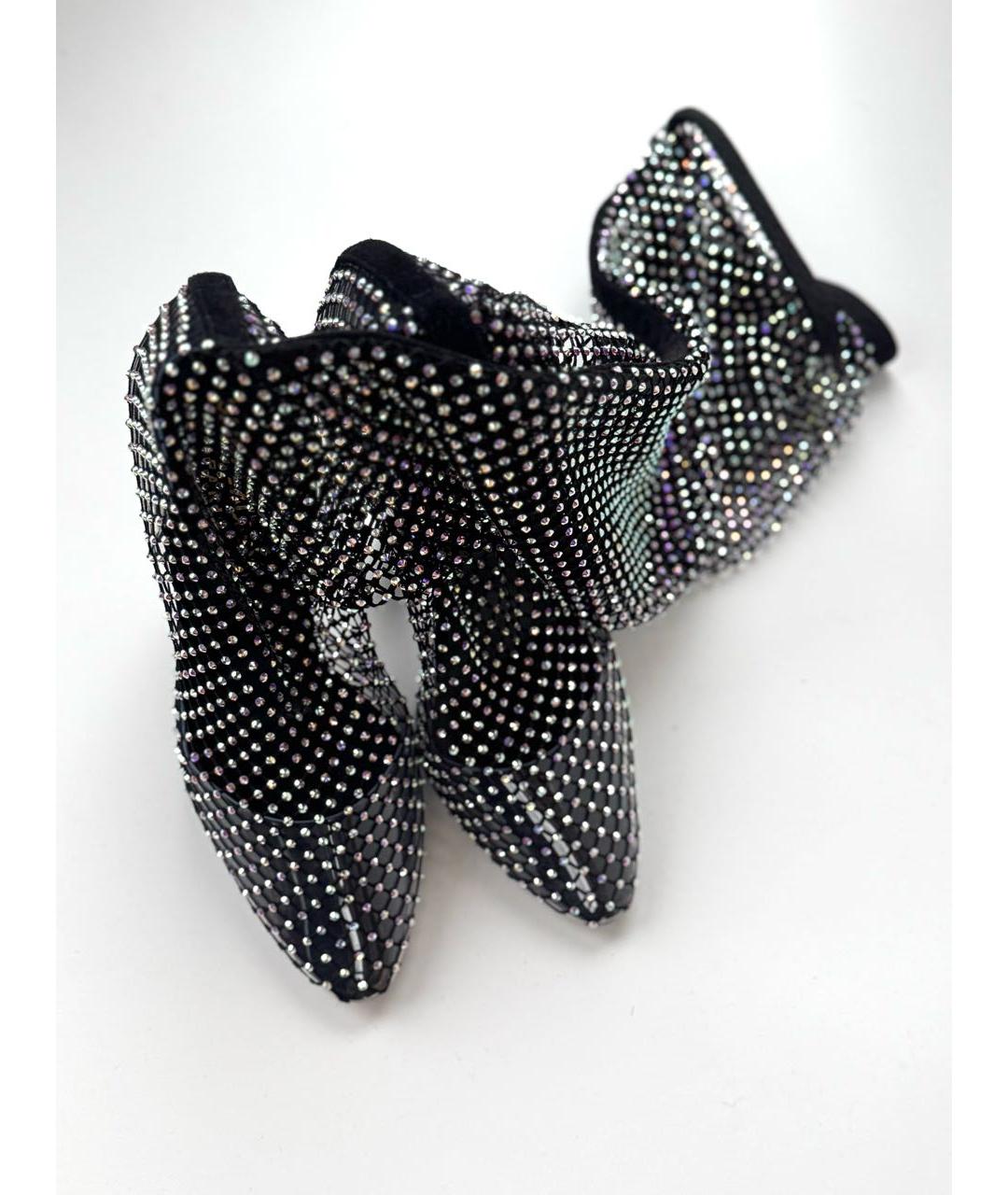 SAINT LAURENT Черные сапоги, фото 6