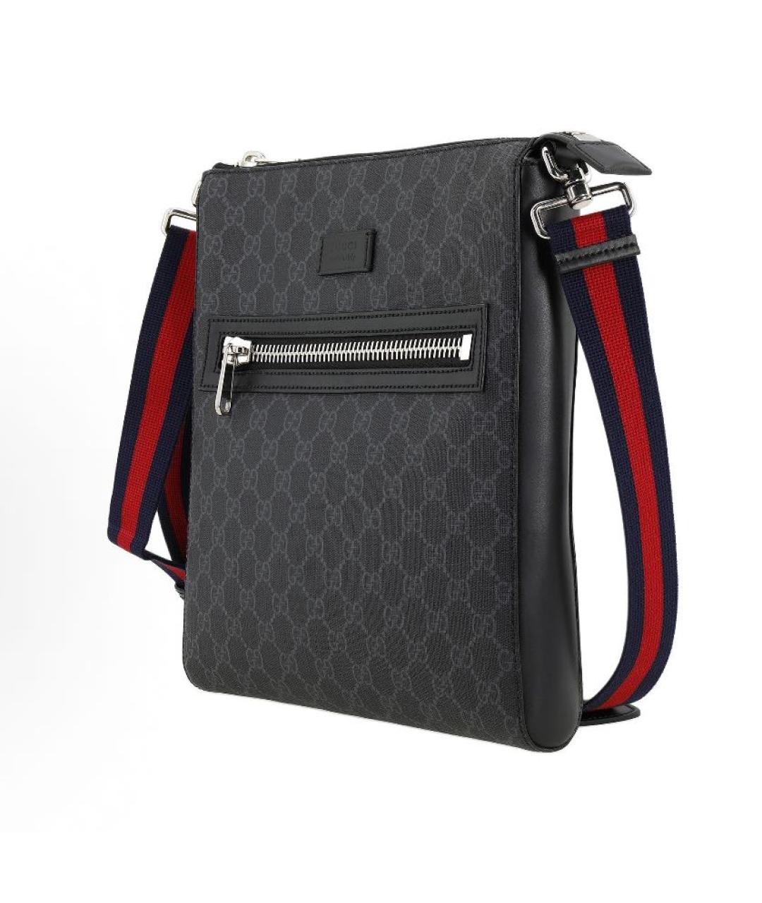 GUCCI Черная кожаная сумка на плечо, фото 2