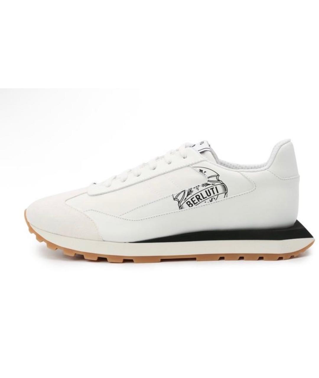 BERLUTI Мульти кожаные низкие кроссовки / кеды, фото 9