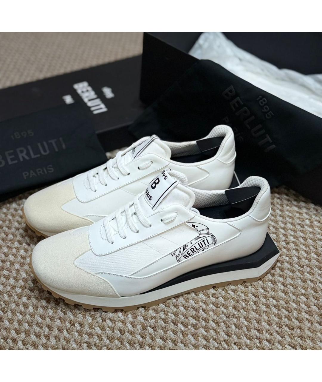 BERLUTI Мульти кожаные низкие кроссовки / кеды, фото 3