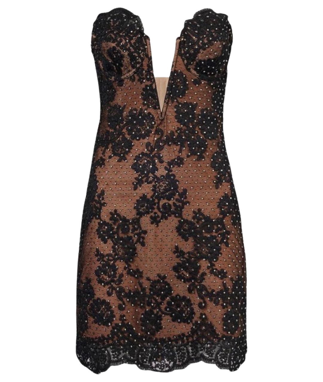 SELF-PORTRAIT Черное коктейльное платье, фото 1