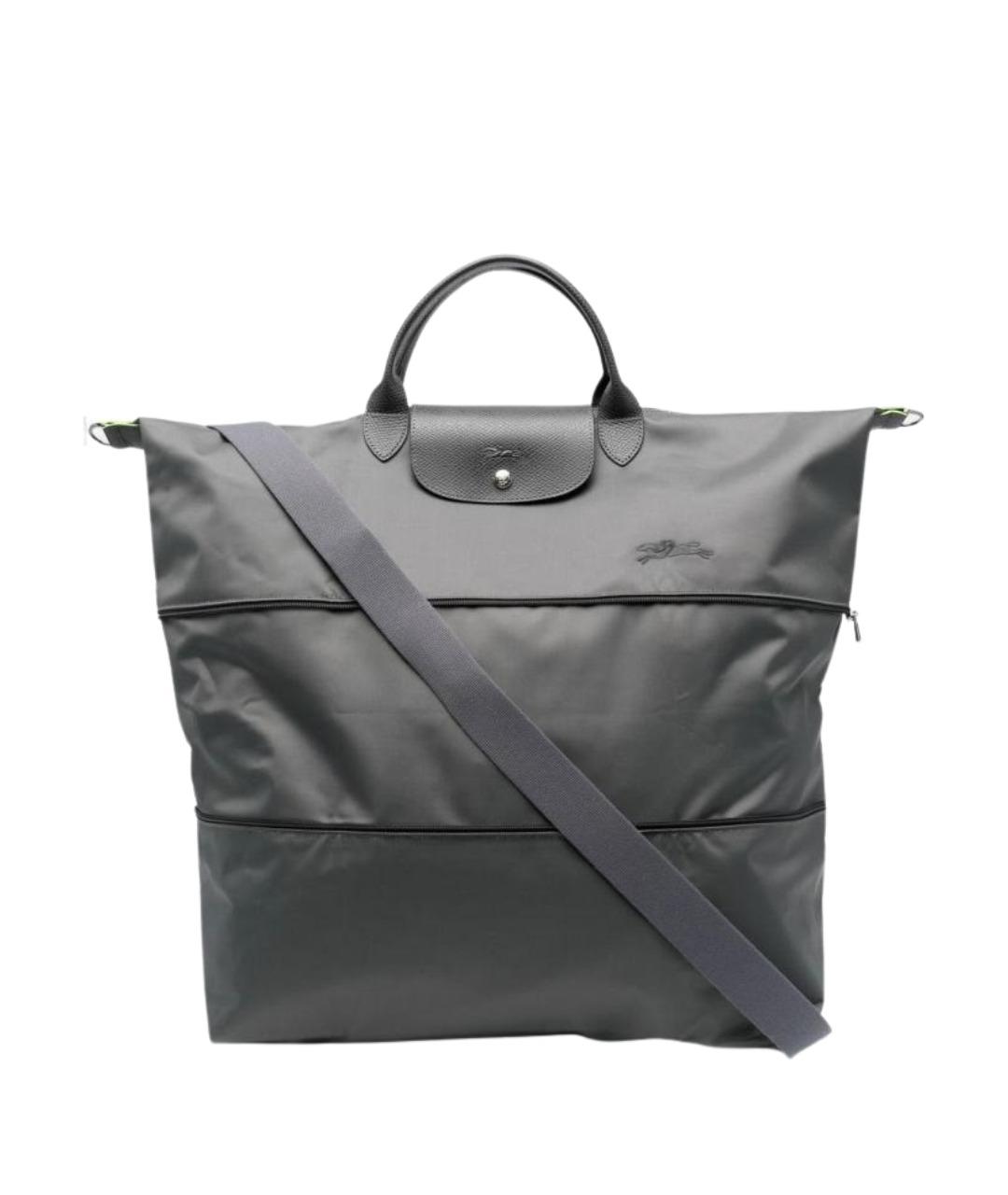 LONGCHAMP Серая дорожная/спортивная сумка, фото 1