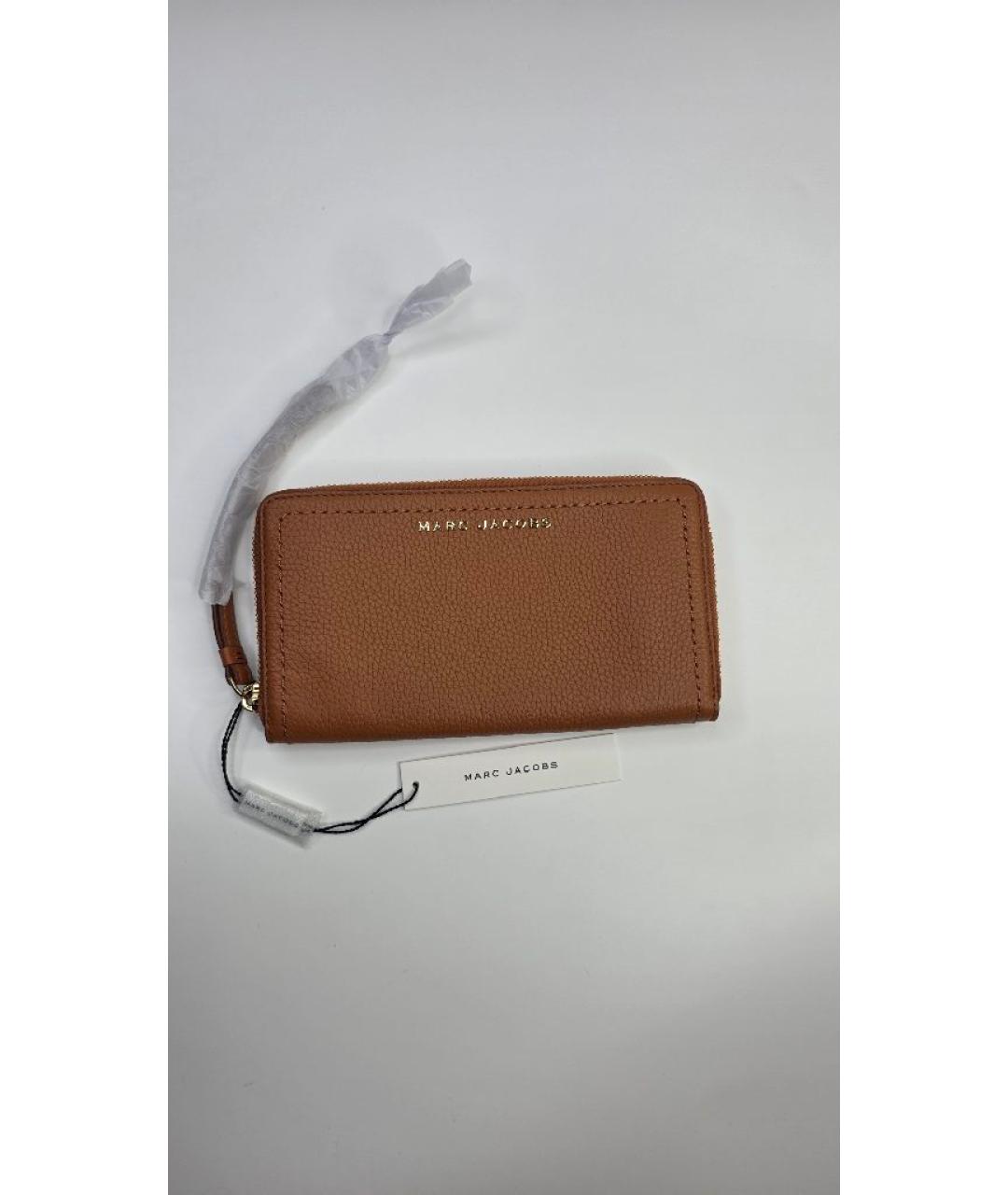 MARC JACOBS Коричневый кожаный кошелек, фото 5