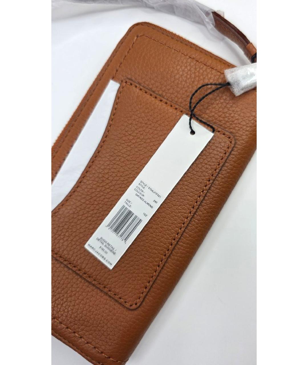 MARC JACOBS Коричневый кожаный кошелек, фото 4