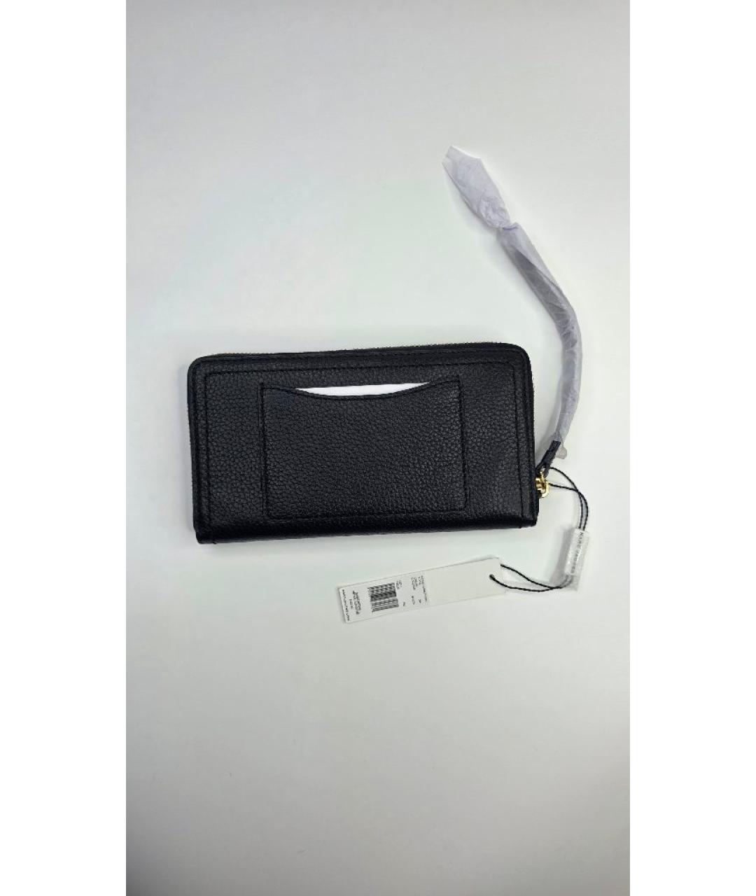 MARC JACOBS Черный кожаный кошелек, фото 2