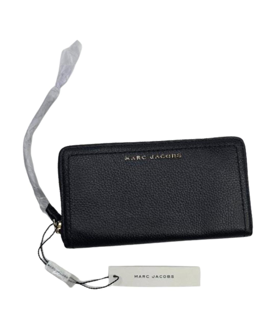 MARC JACOBS Черный кожаный кошелек, фото 1