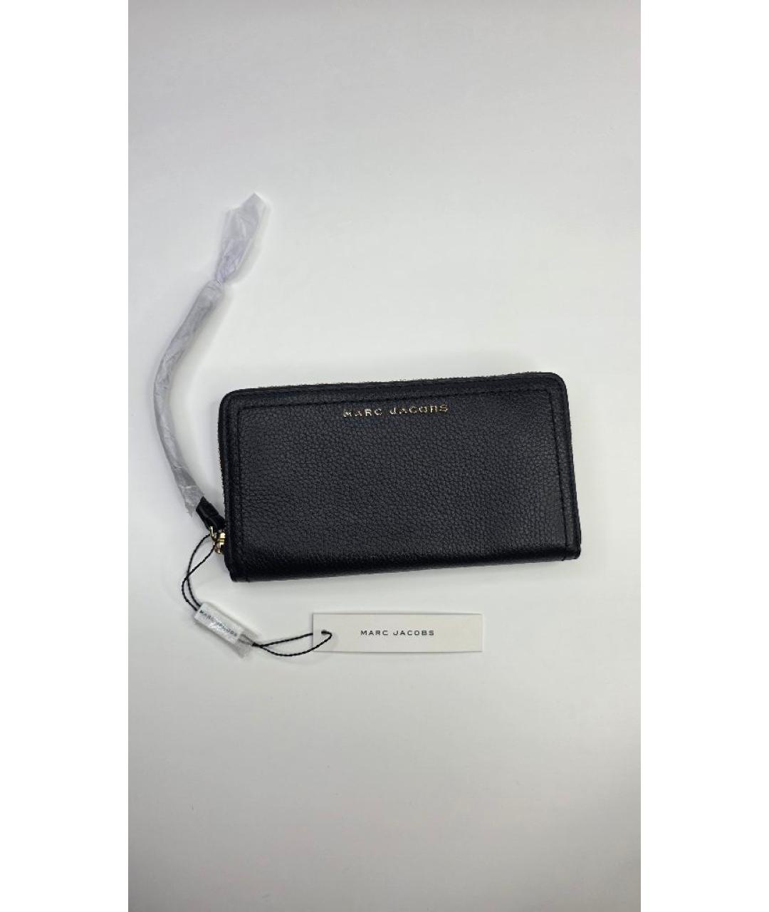 MARC JACOBS Черный кожаный кошелек, фото 5