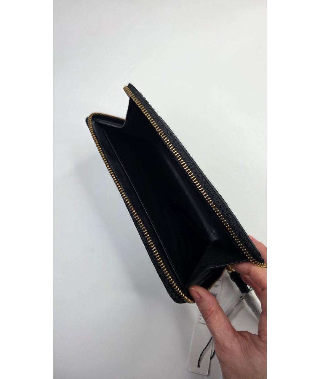 MARC JACOBS Черный кожаный кошелек, фото 3