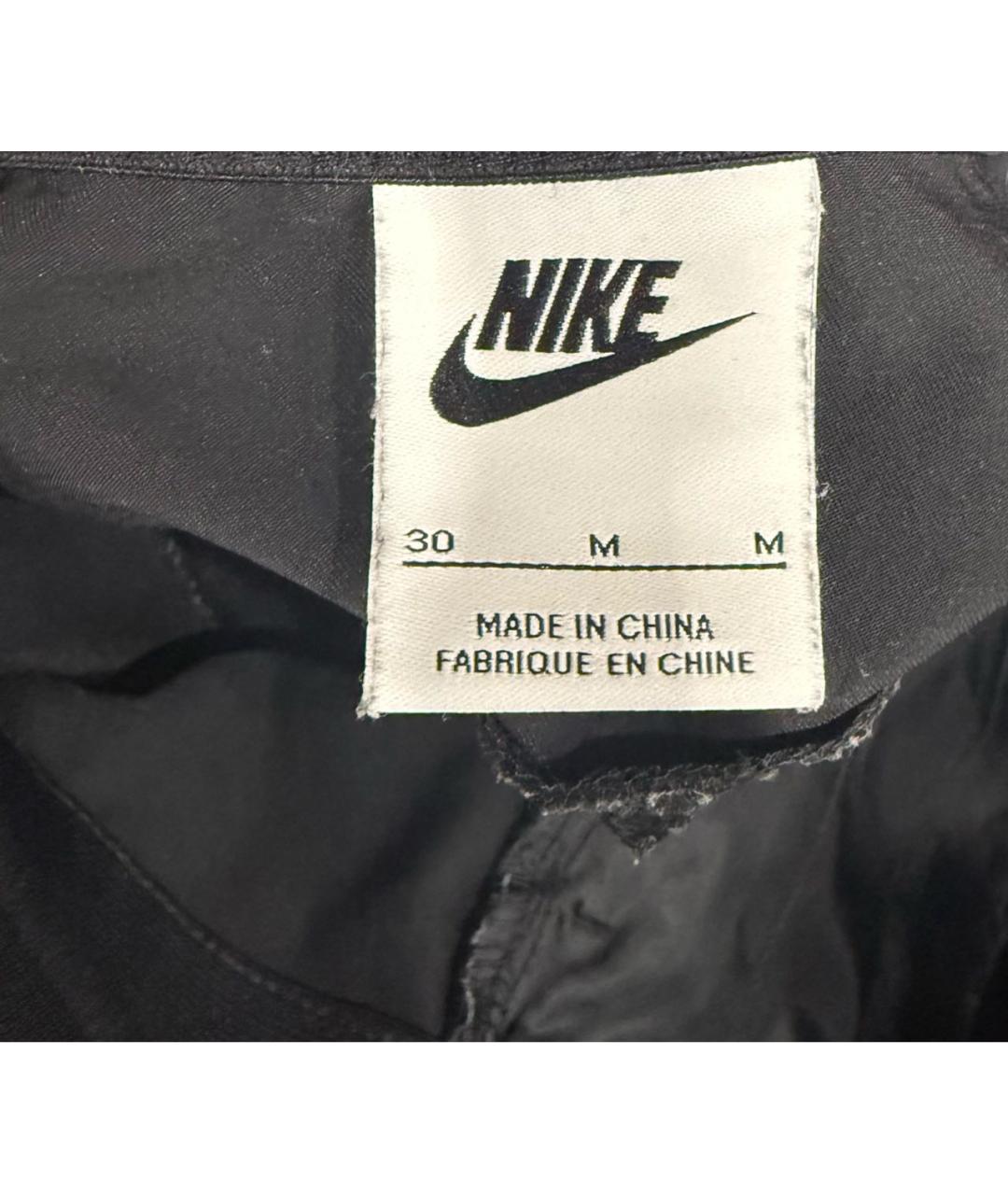 NIKE Черные полиэстеровые повседневные брюки, фото 3