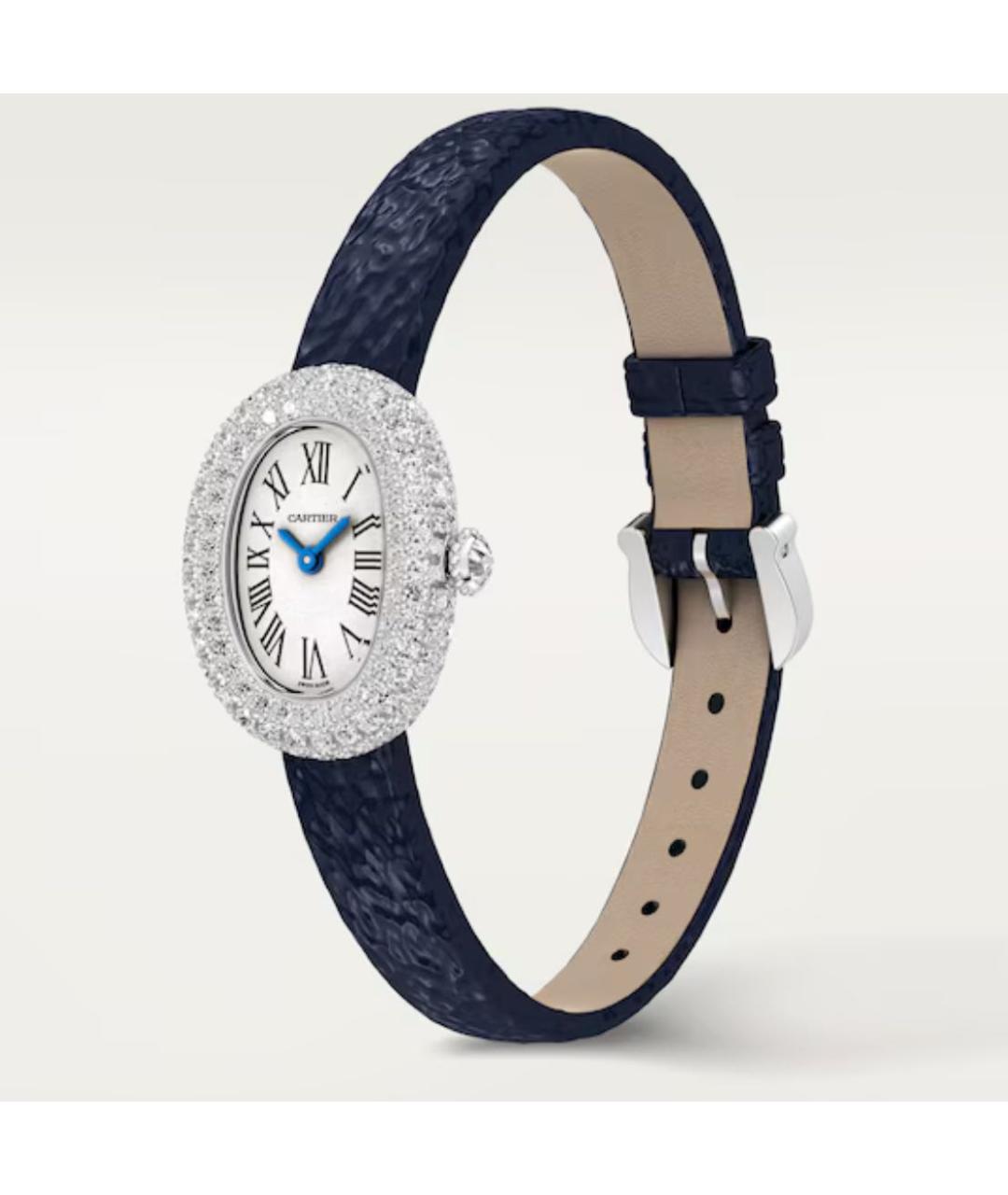 CARTIER Темно-синие часы, фото 2