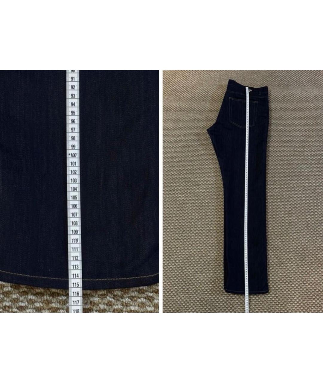 BERLUTI Темно-синие хлопковые джинсы, фото 7