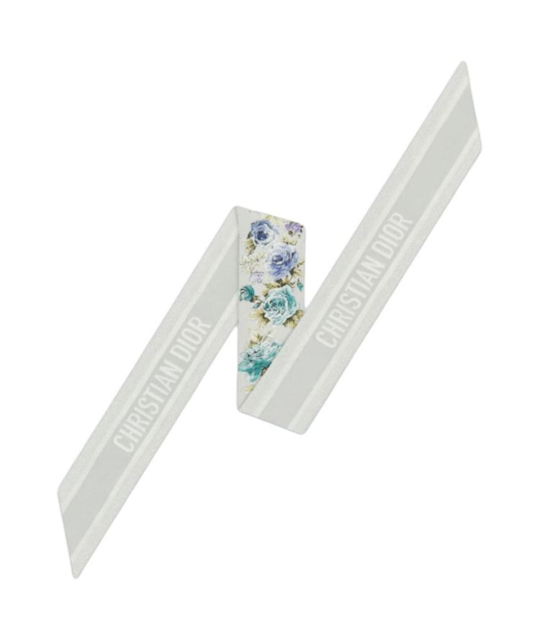 CHRISTIAN DIOR Мульти шелковый шарф, фото 2