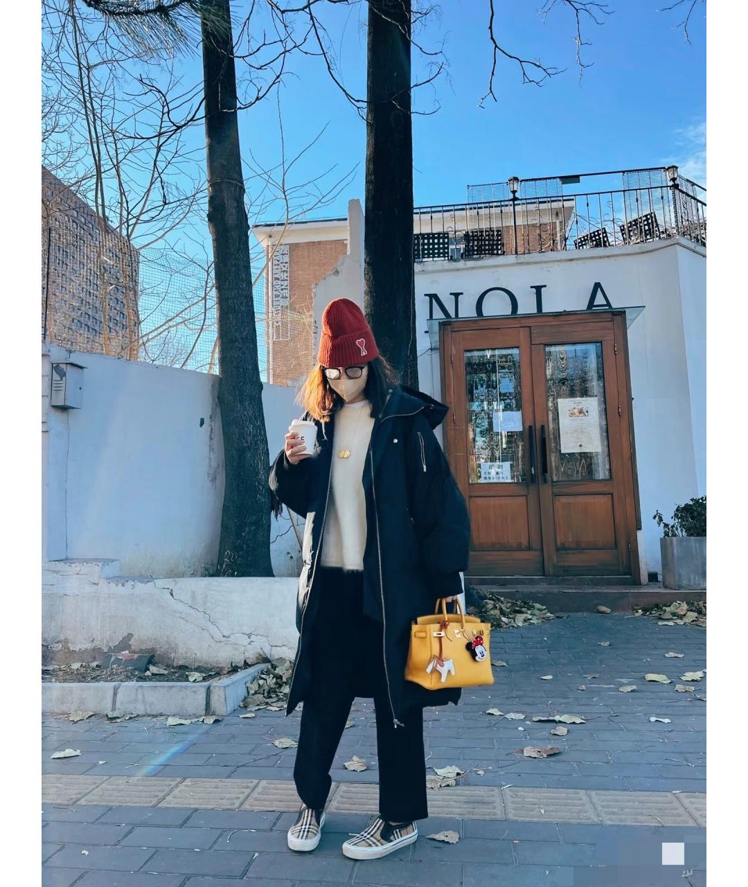 HERMES Желтая кожаная сумка с короткими ручками, фото 9