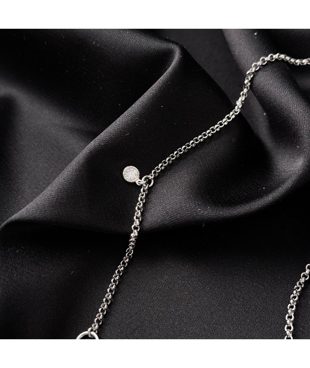 HERMES Серебряное колье из белого золота, фото 3