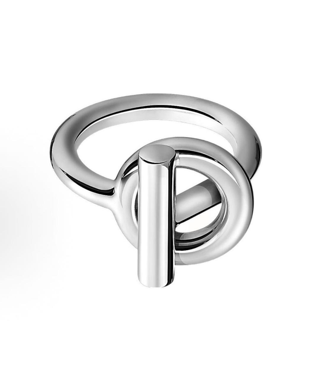 HERMES Серебряное серебряное кольцо, фото 4