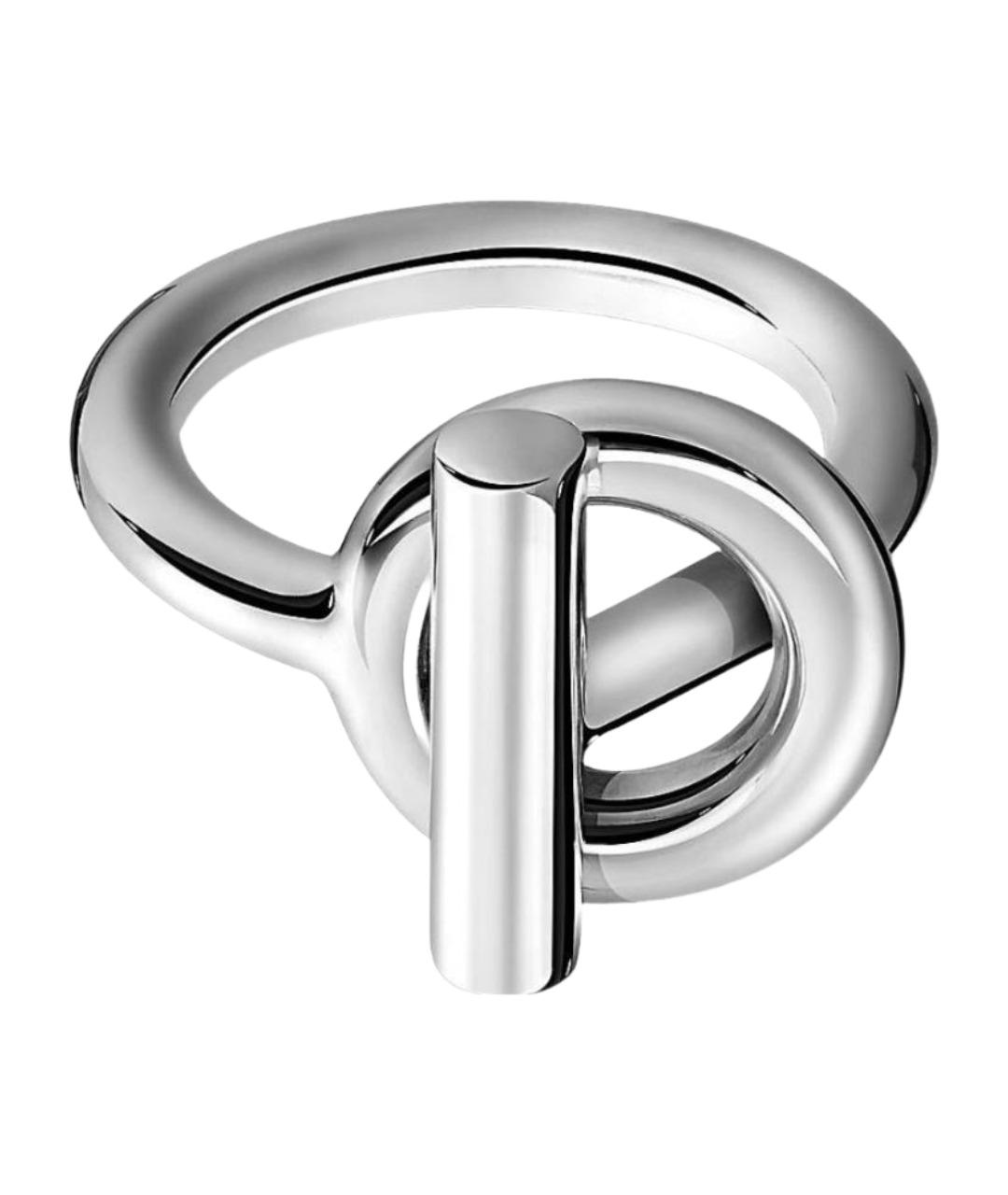 HERMES Серебряное серебряное кольцо, фото 1