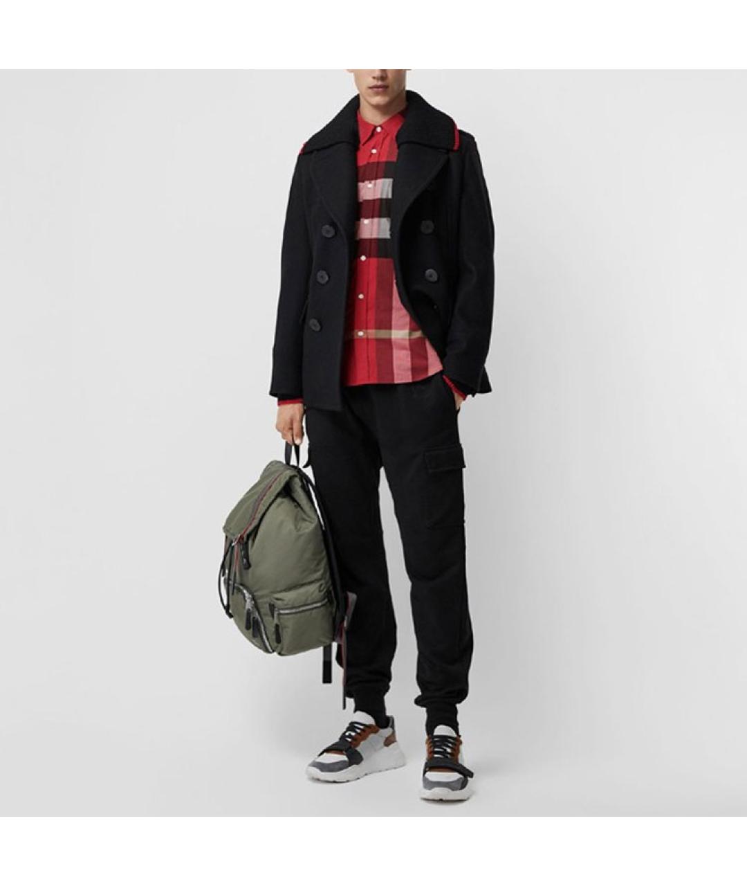 BURBERRY Красная хлопковая кэжуал рубашка, фото 3