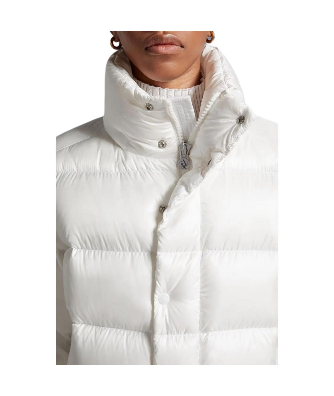 MONCLER Белый пуховик, фото 5