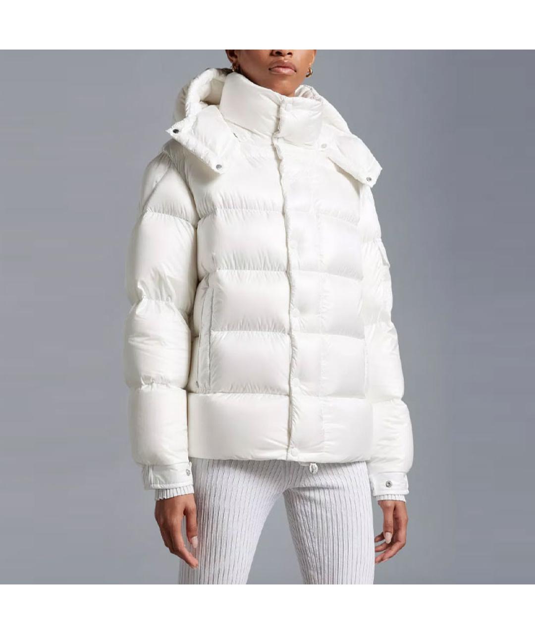 MONCLER Белый пуховик, фото 4