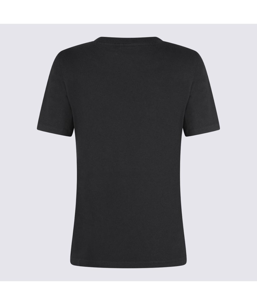 CHLOE Черная хлопковая футболка, фото 2