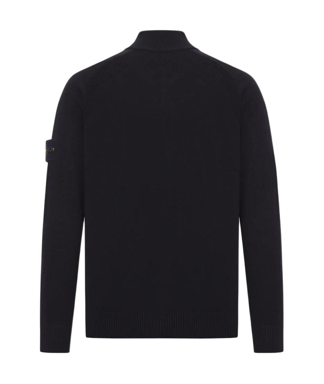 STONE ISLAND Черный джемпер / свитер, фото 2