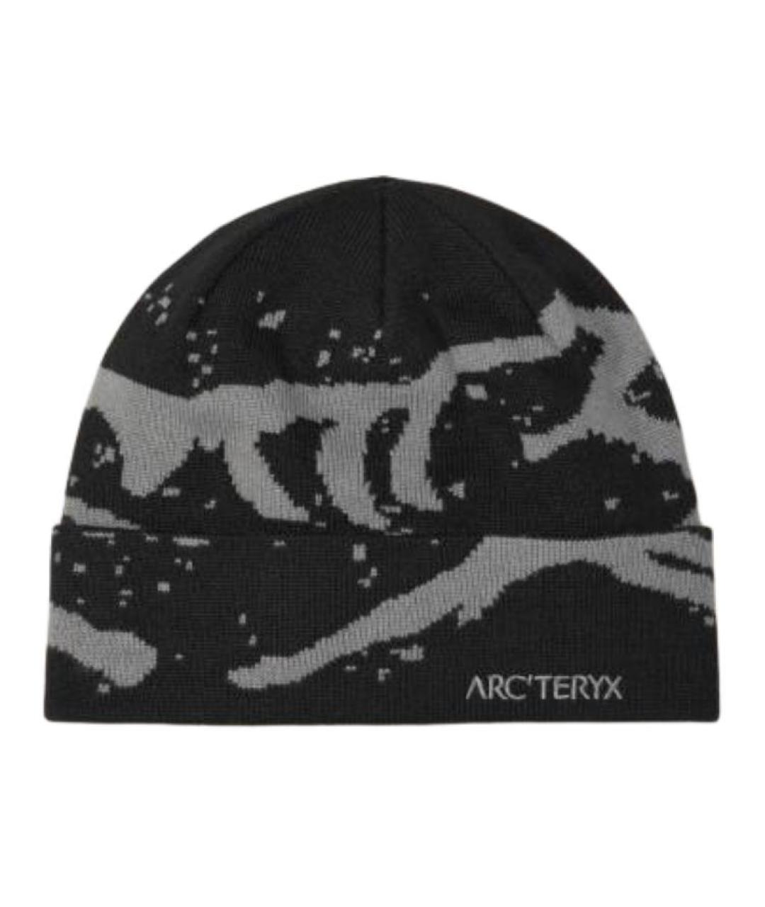 ARCTERYX Черная синтетическая шапка, фото 1