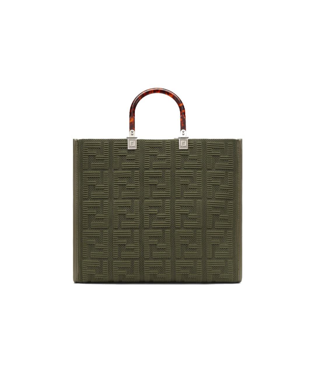 FENDI Зеленая сумка через плечо, фото 1