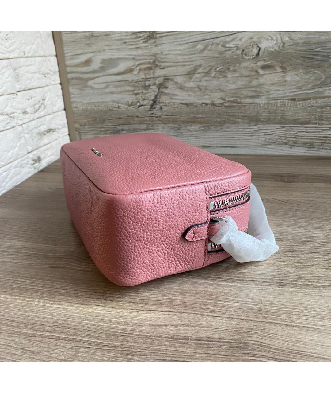 MICHAEL KORS Розовая кожаная сумка через плечо, фото 8