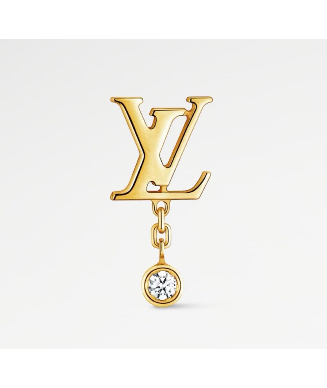 LOUIS VUITTON Золотые серьги из желтого золота, фото 8