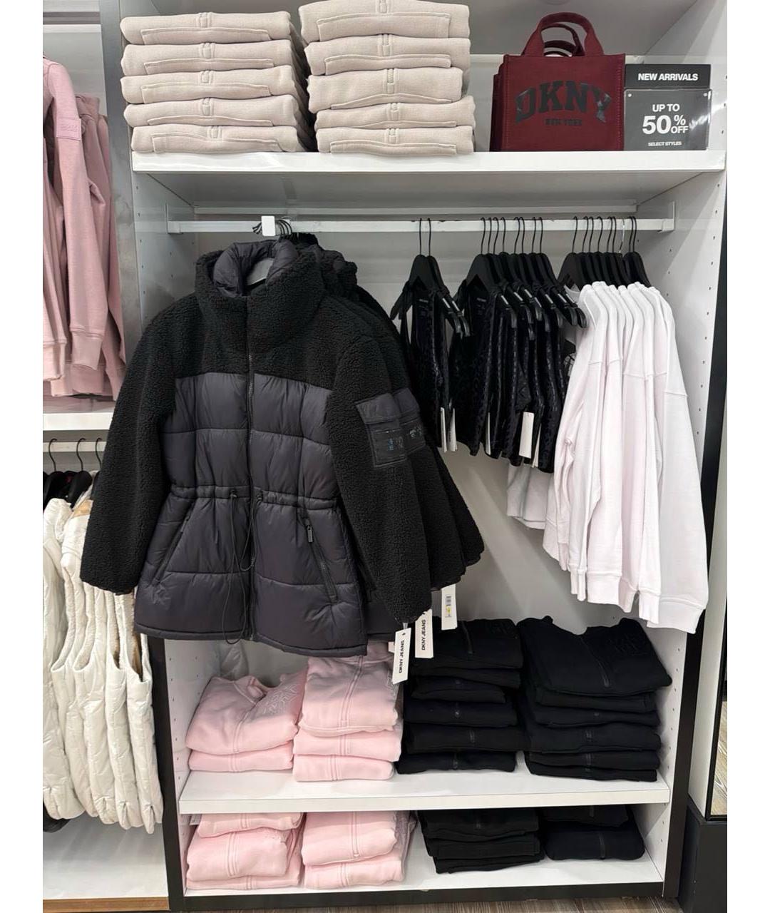 DKNY Черная полиамидовая куртка, фото 2