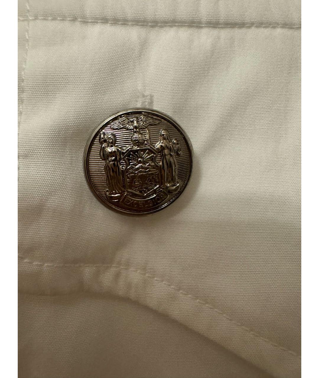 CALVIN KLEIN Белая хлопковая рубашка, фото 4