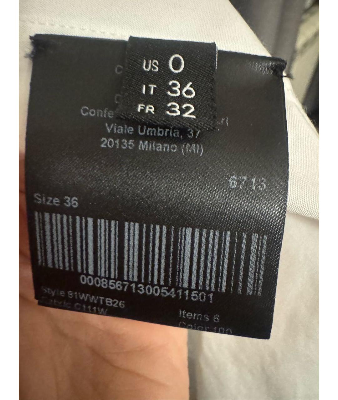 CALVIN KLEIN Белая хлопковая рубашка, фото 6