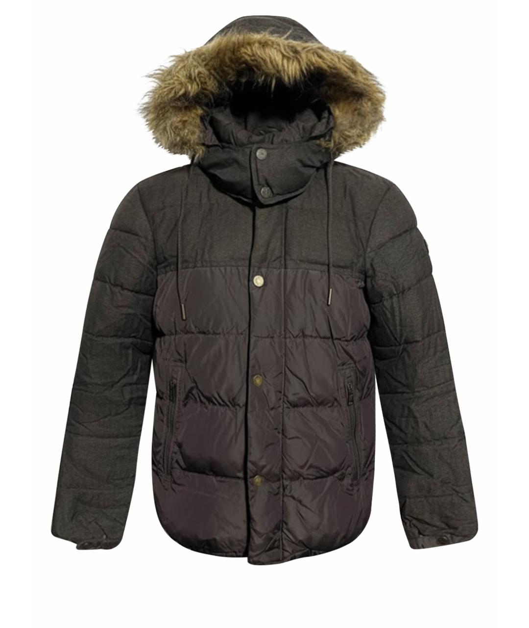 CALVIN KLEIN Серая полиэстеровая куртка, фото 1