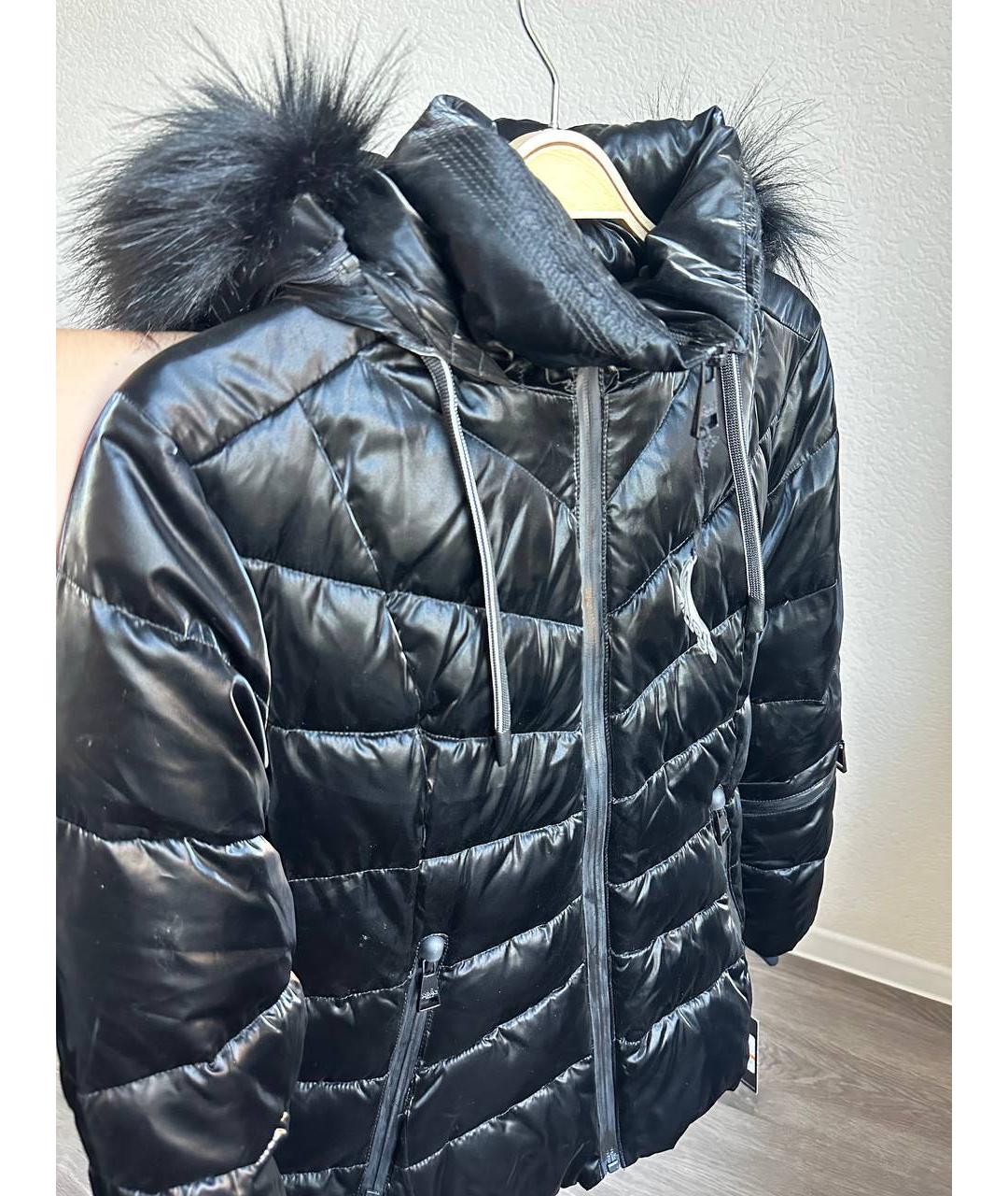 KARL LAGERFELD Черная полиуретановая куртка, фото 6