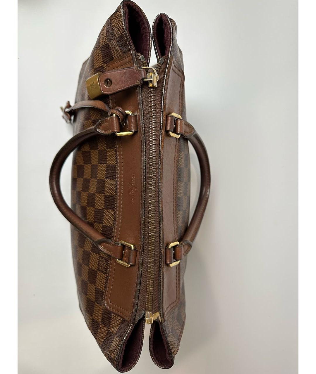 LOUIS VUITTON Коричневая сумка с короткими ручками, фото 5