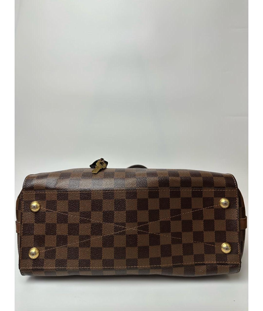 LOUIS VUITTON Коричневая сумка с короткими ручками, фото 6