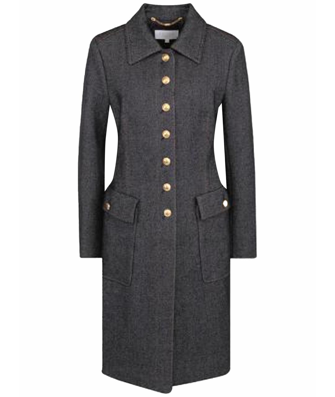 ESCADA Темно-синее шерстяное пальто, фото 1