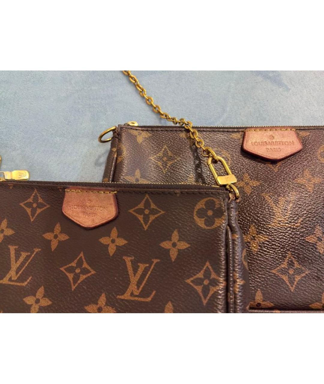 LOUIS VUITTON Коричневая сумка через плечо, фото 6