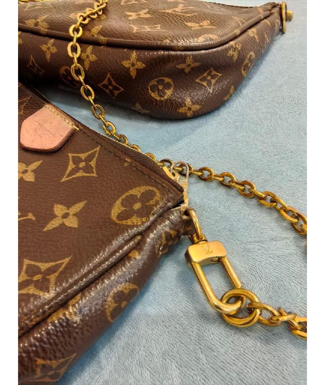 LOUIS VUITTON Коричневая сумка через плечо, фото 9