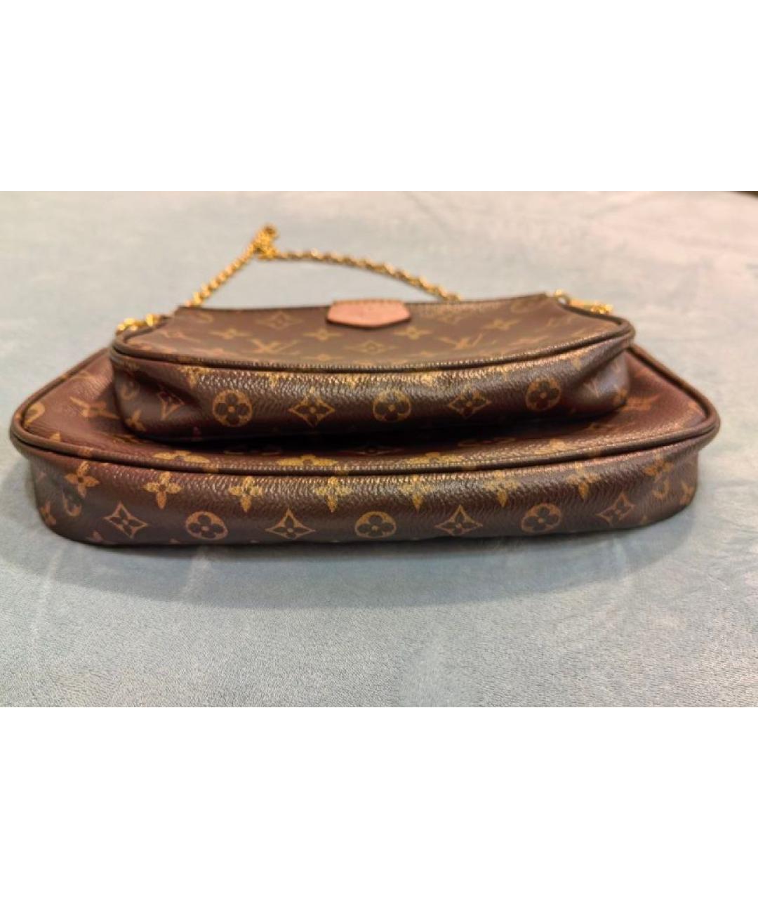 LOUIS VUITTON Коричневая сумка через плечо, фото 2