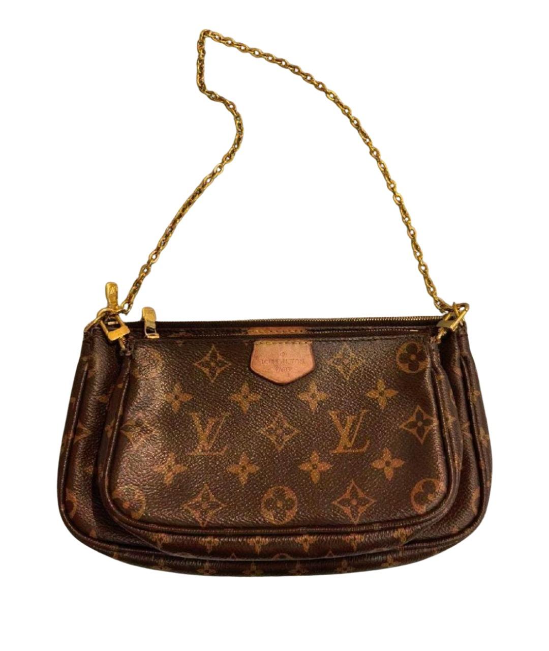 LOUIS VUITTON Коричневая сумка через плечо, фото 1