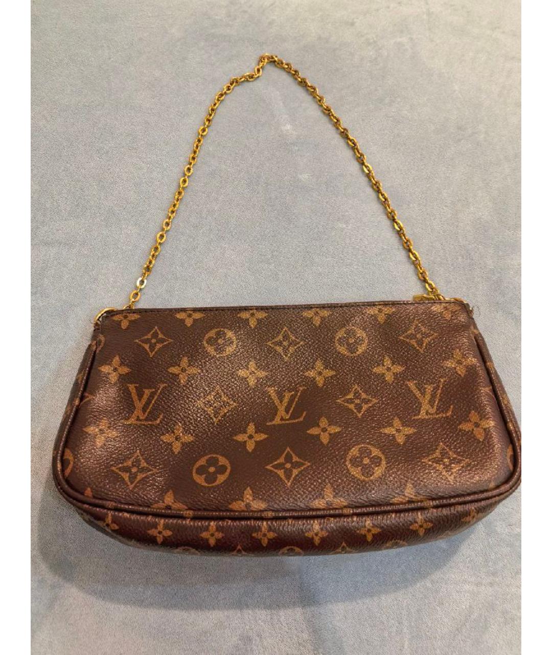 LOUIS VUITTON Коричневая сумка через плечо, фото 3