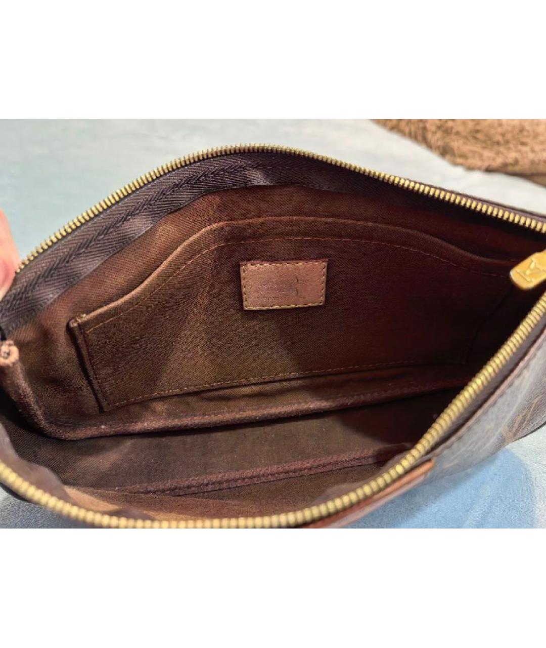 LOUIS VUITTON Коричневая сумка через плечо, фото 7