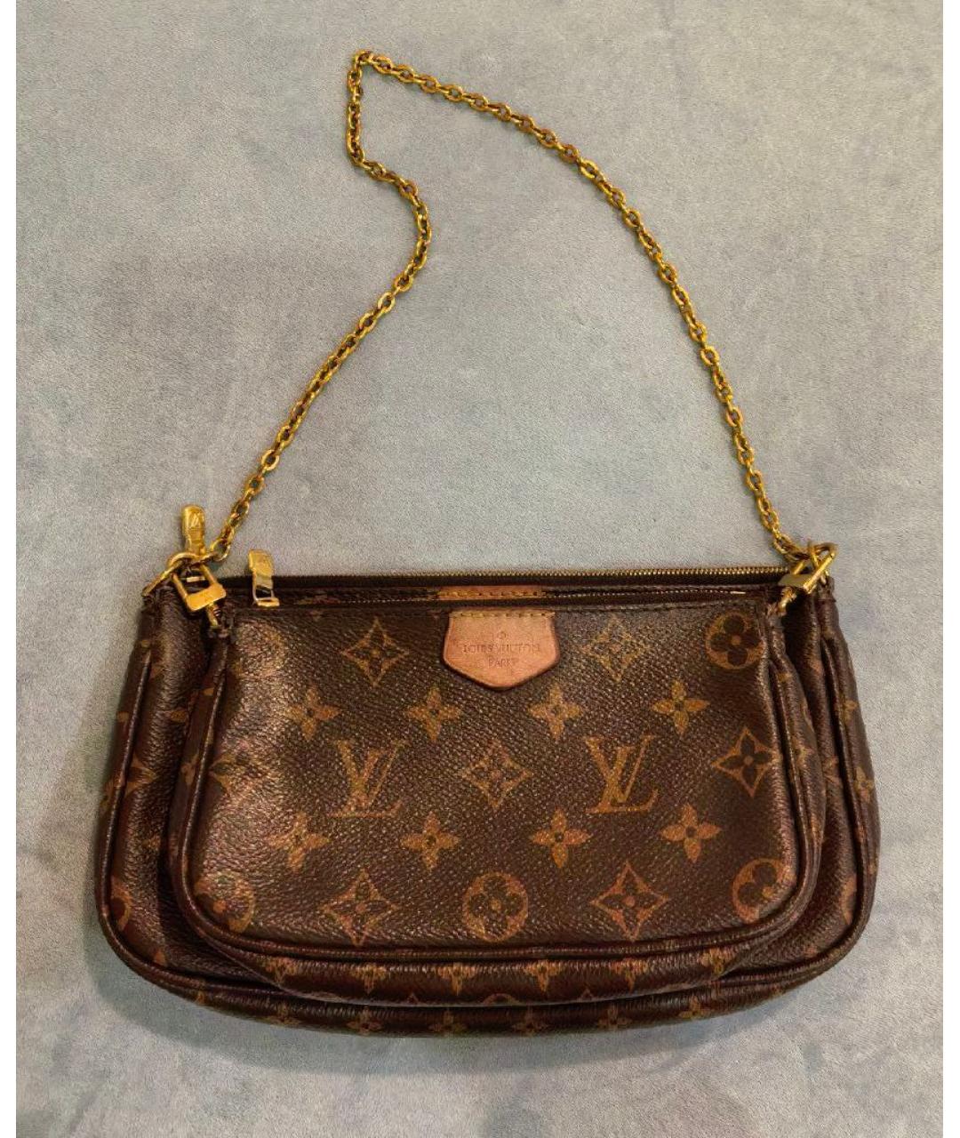 LOUIS VUITTON Коричневая сумка через плечо, фото 10