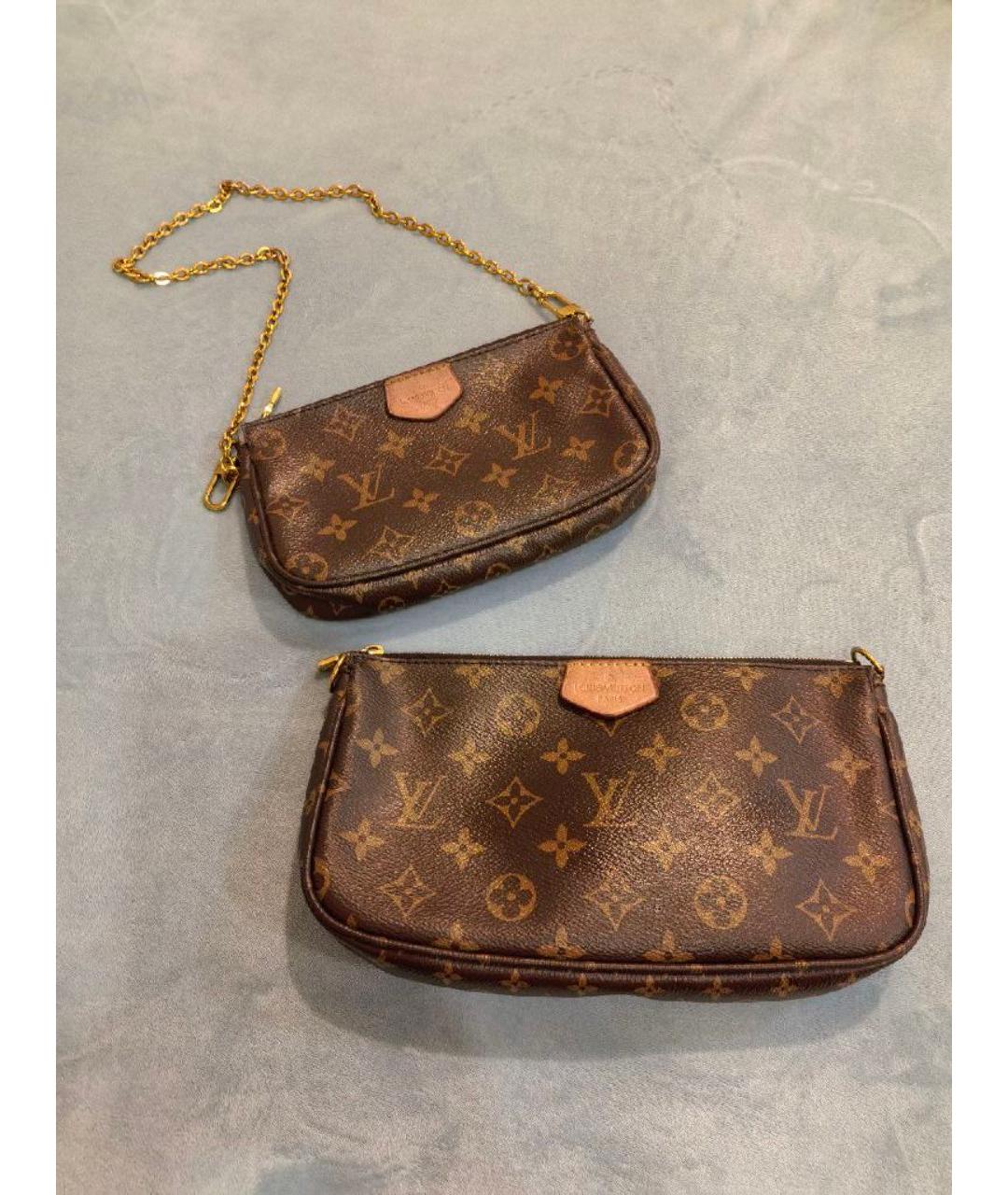 LOUIS VUITTON Коричневая сумка через плечо, фото 5