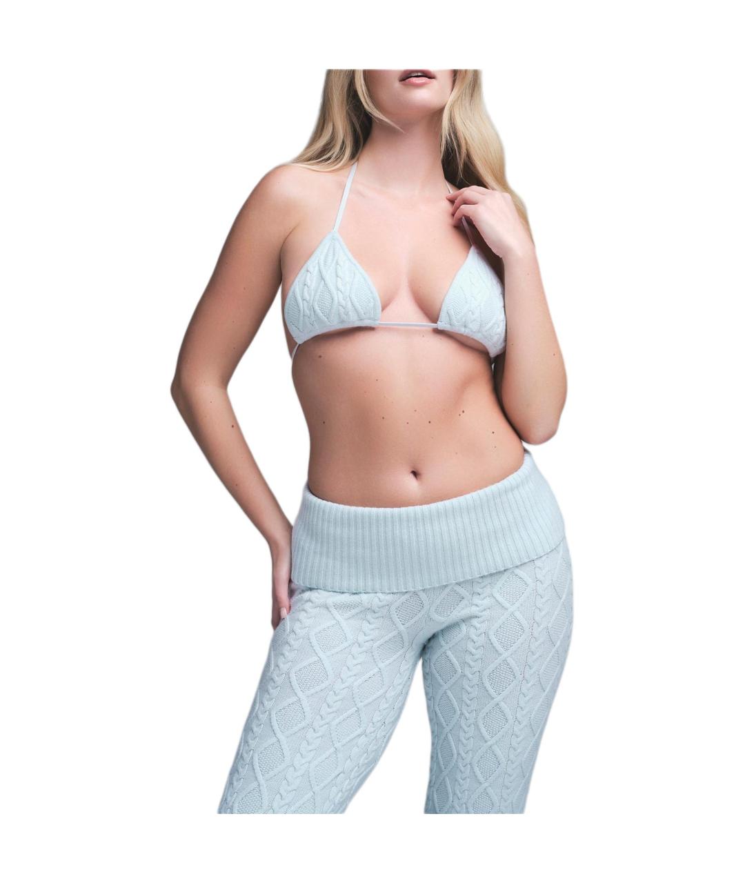 SKIMS Голубые прямые брюки, фото 2