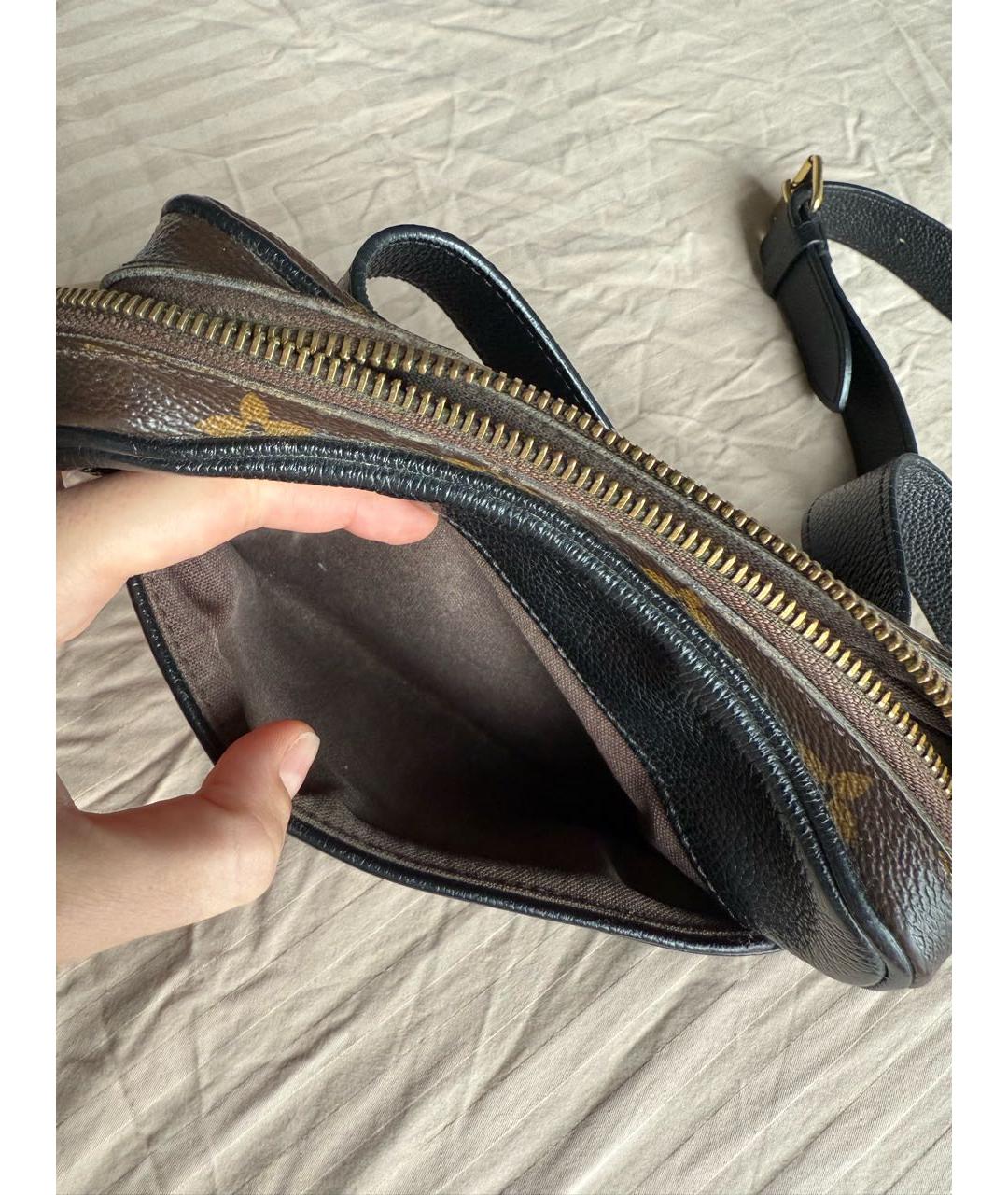 LOUIS VUITTON Коричневая поясная сумка, фото 2